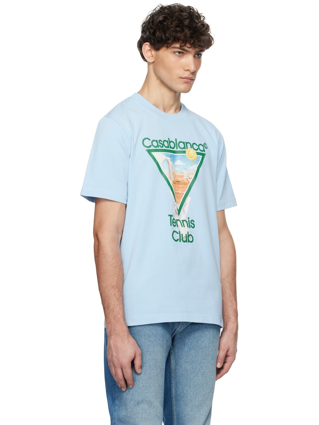 Blue Metaphysical Tennis Icon T-shirt - 2