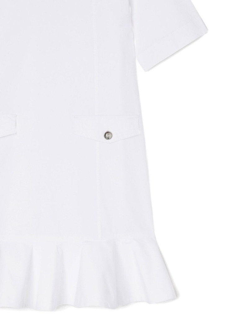 GANNI ruffled pocket dress outlook