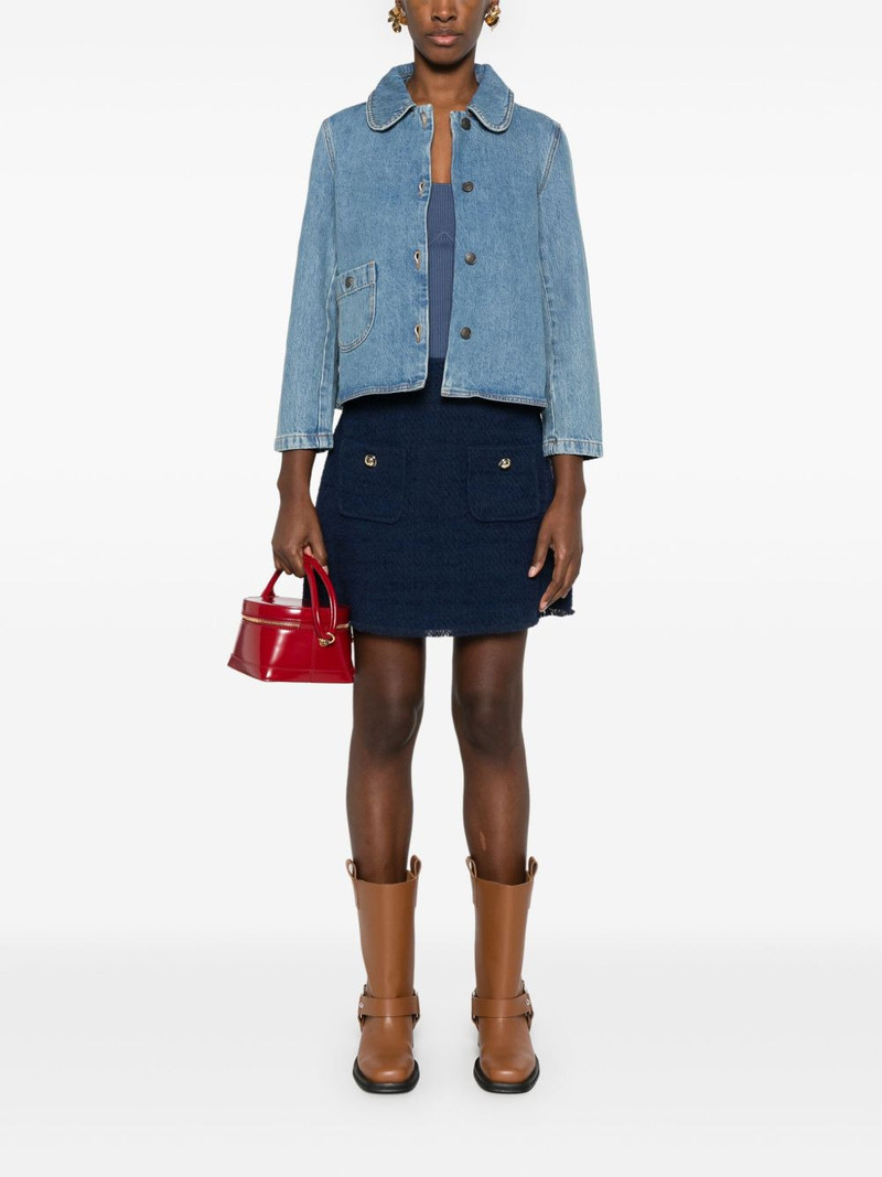 ba&sh Tiny denim jacket outlook