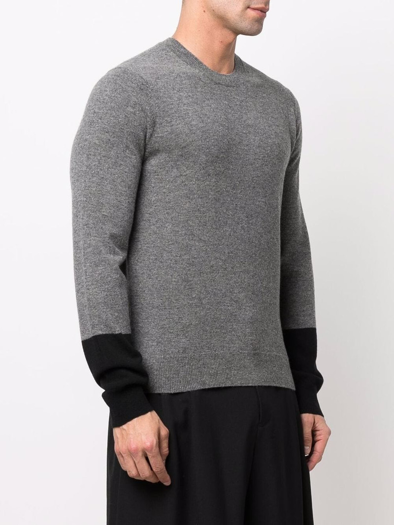 two-tone wool jumper 3