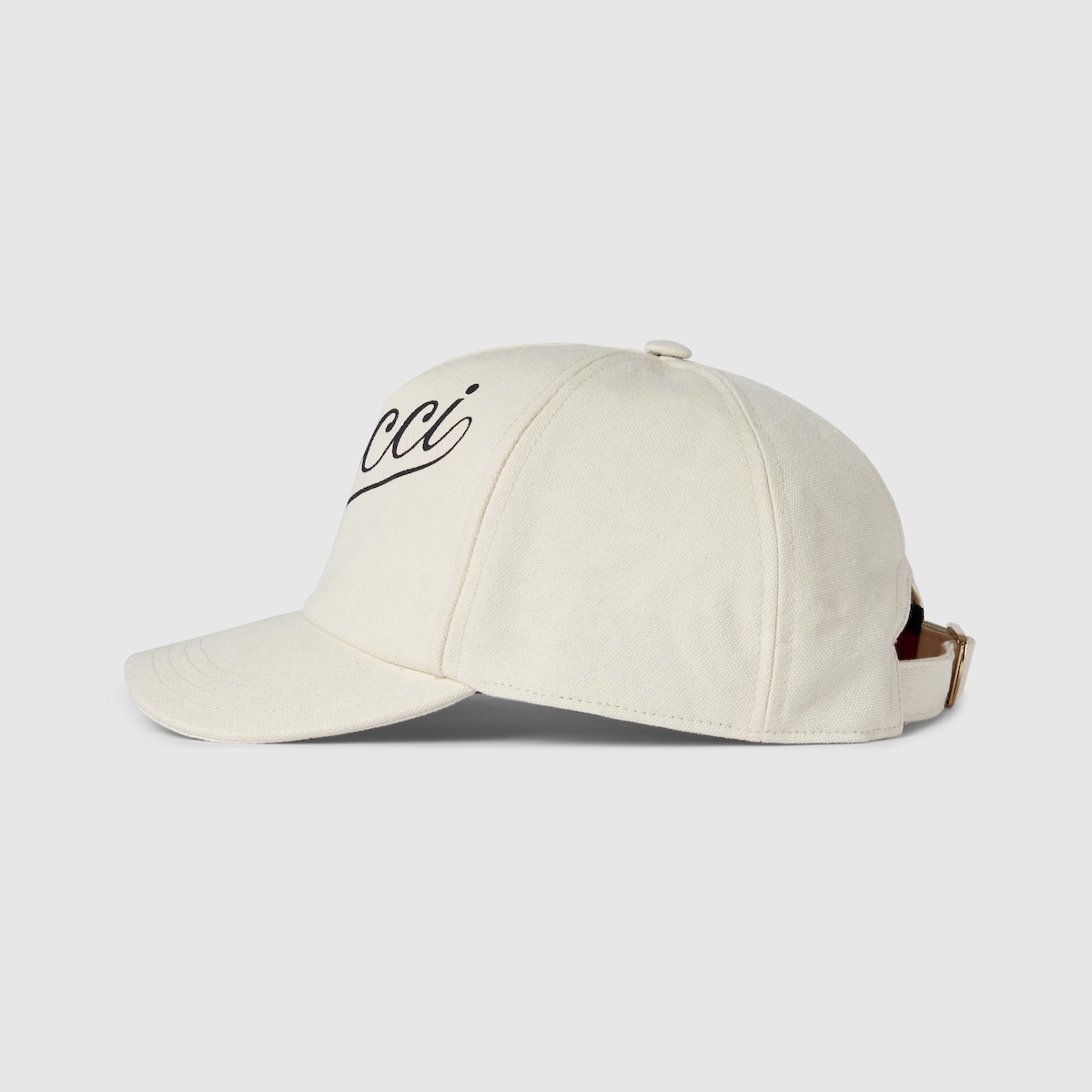 Baseball hat with Gucci script - 2