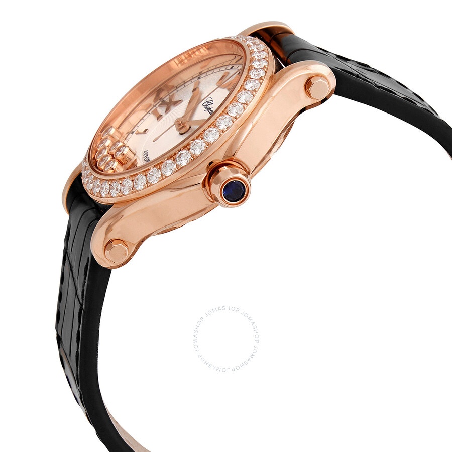 Chopard Happy Sport Silver Guilloche Dial Ladies Watch 274808-5003 - 2