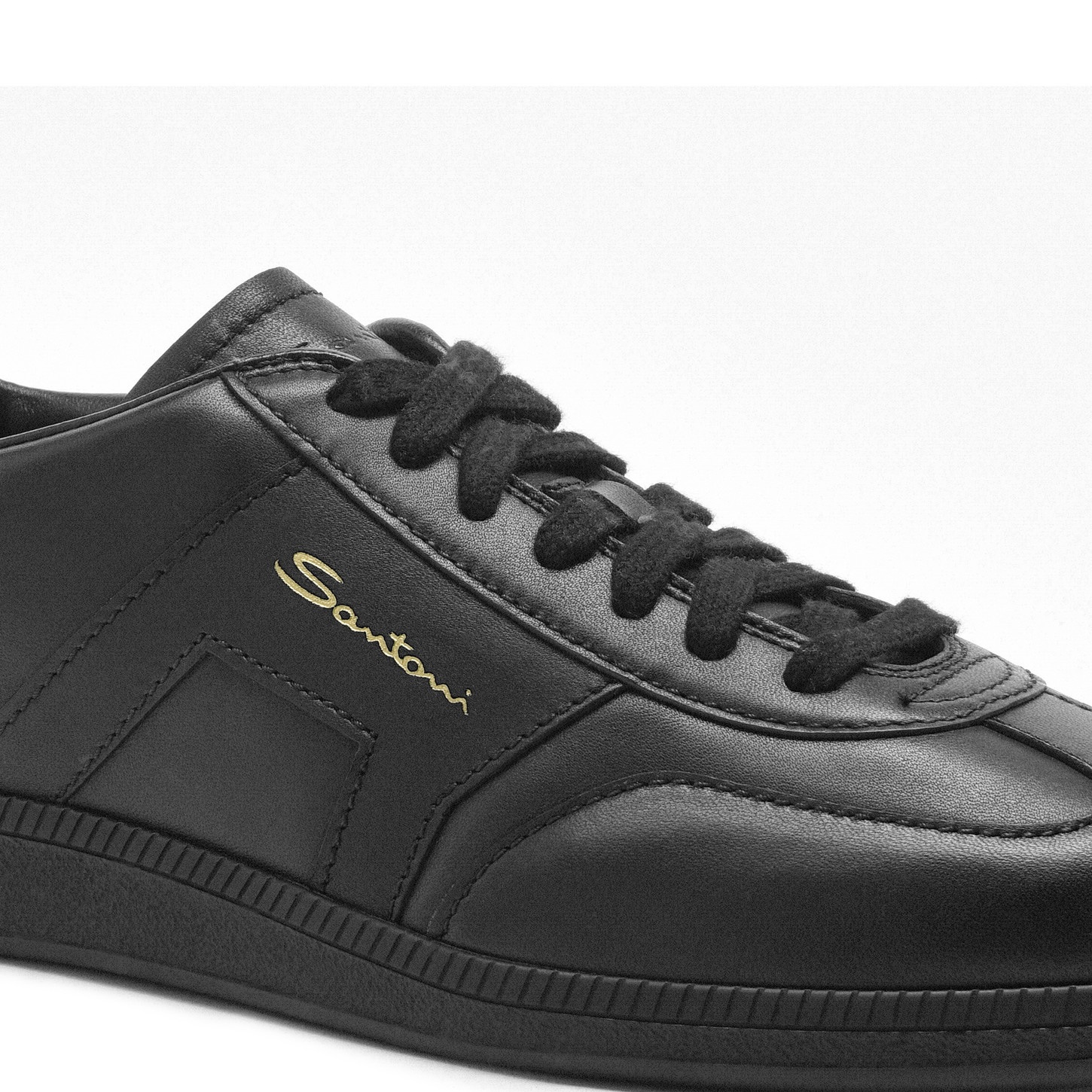 Men's black leather DBS Oly sneaker - 6