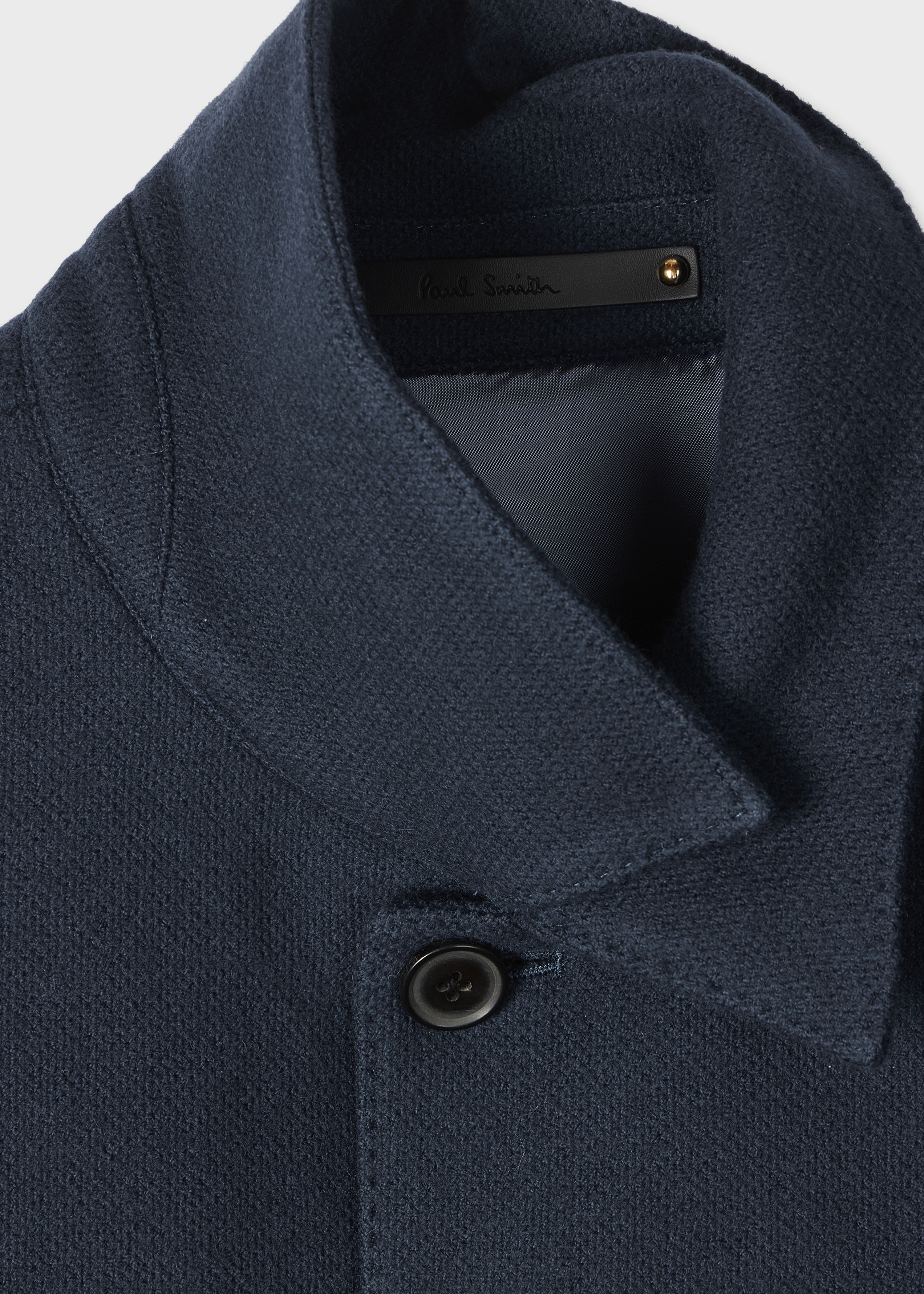 Navy Extra-Fine Wool Work Jacket - 3