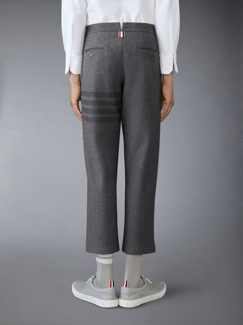 Thom Browne Double Face Tech Twill 4-Bar Trousers outlook