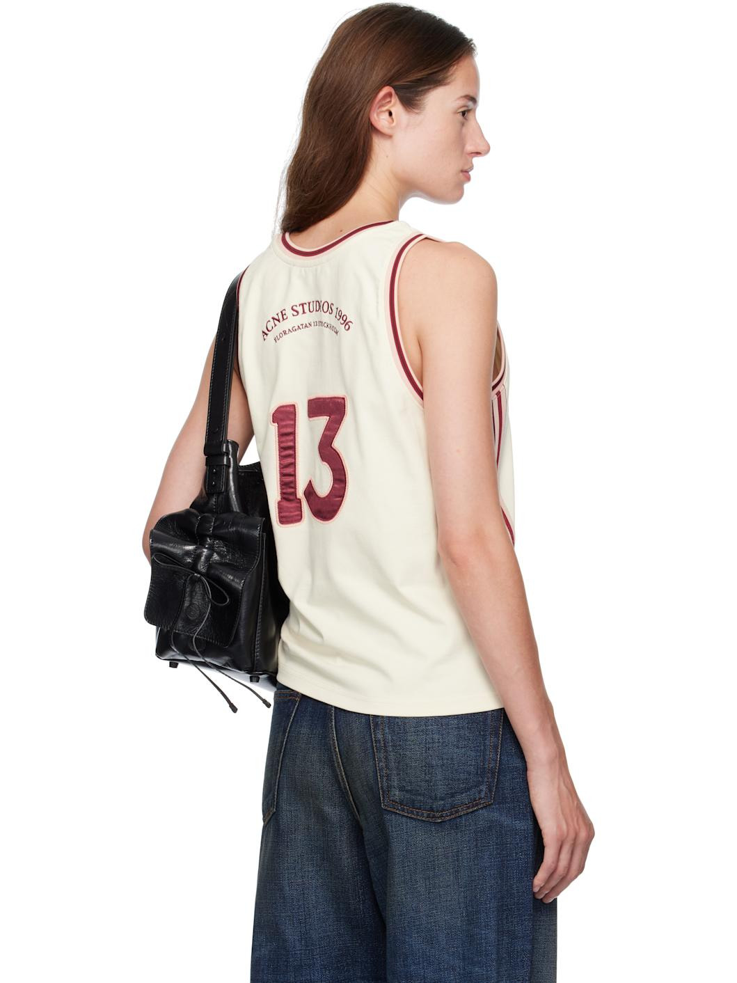 Off-White Embroidered-Logo Tank Top - 3