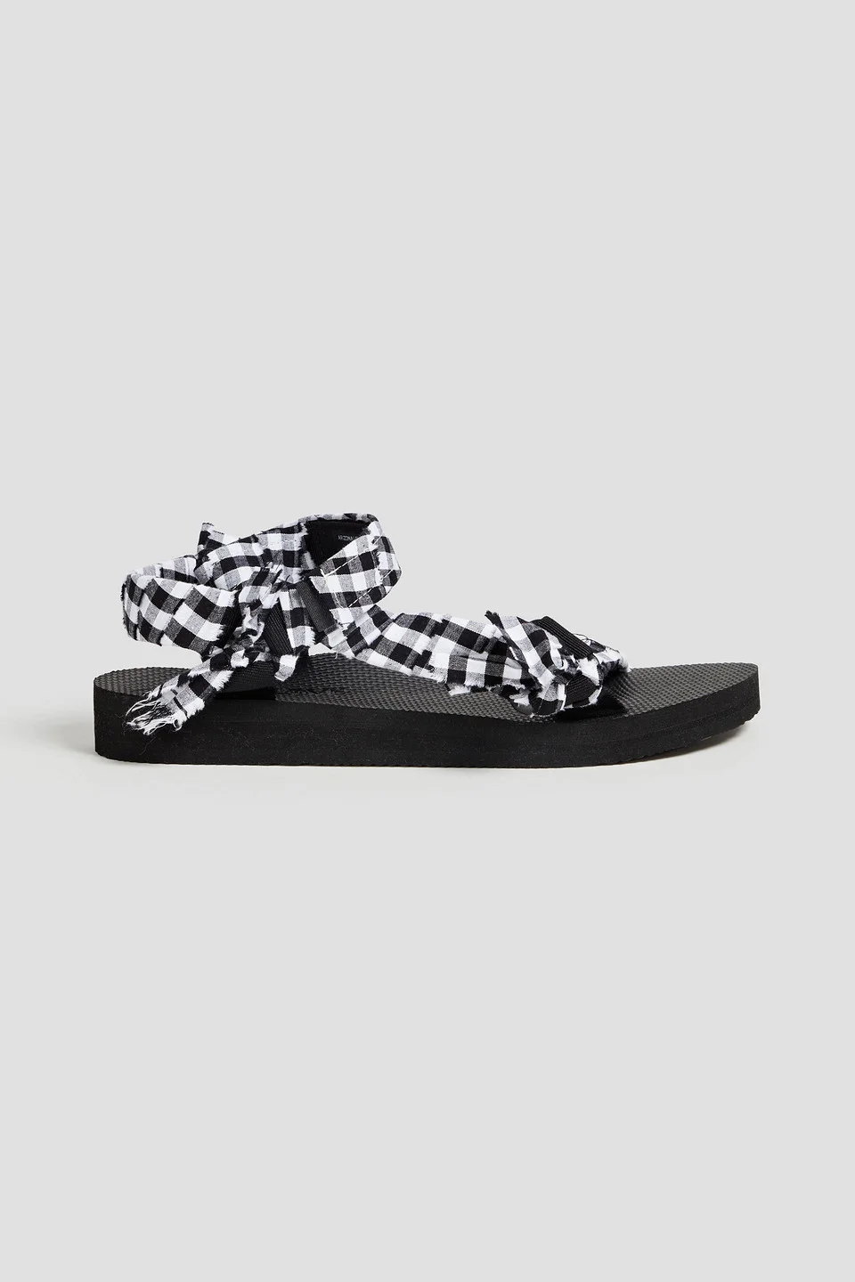 Trekky gingham gauze sandals - 1