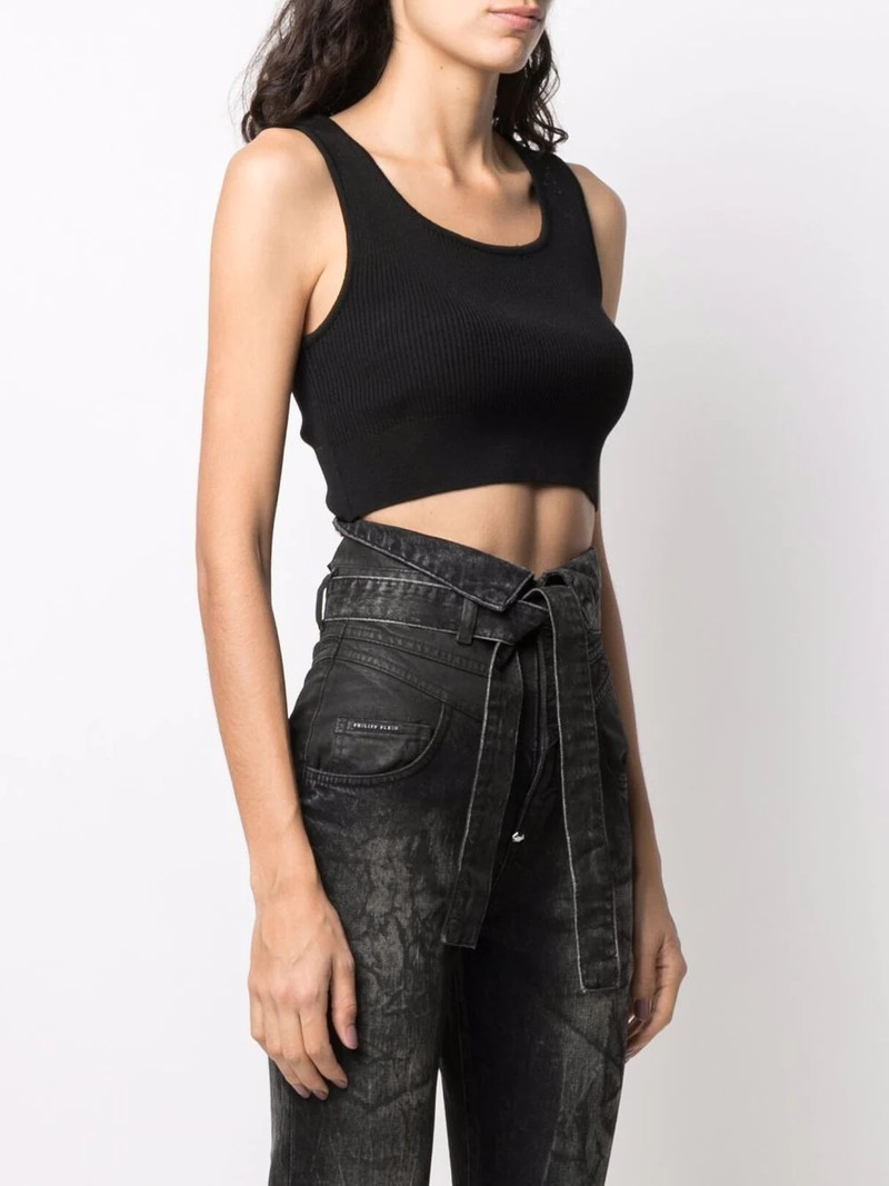 Signature wool cropped top 3