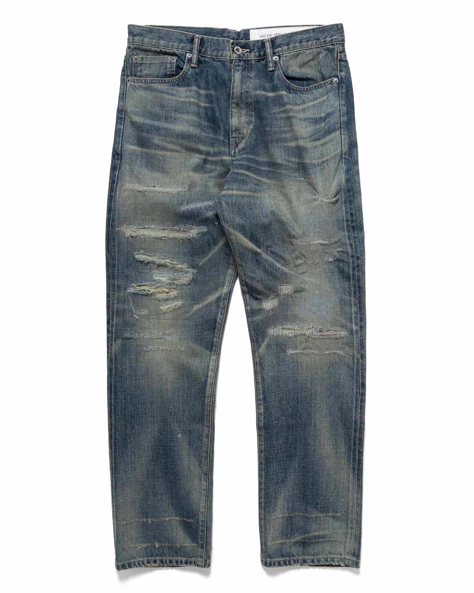 NEIGHBORHOOD Savage Denim Dp Mid Pants Indigo | REVERSIBLE