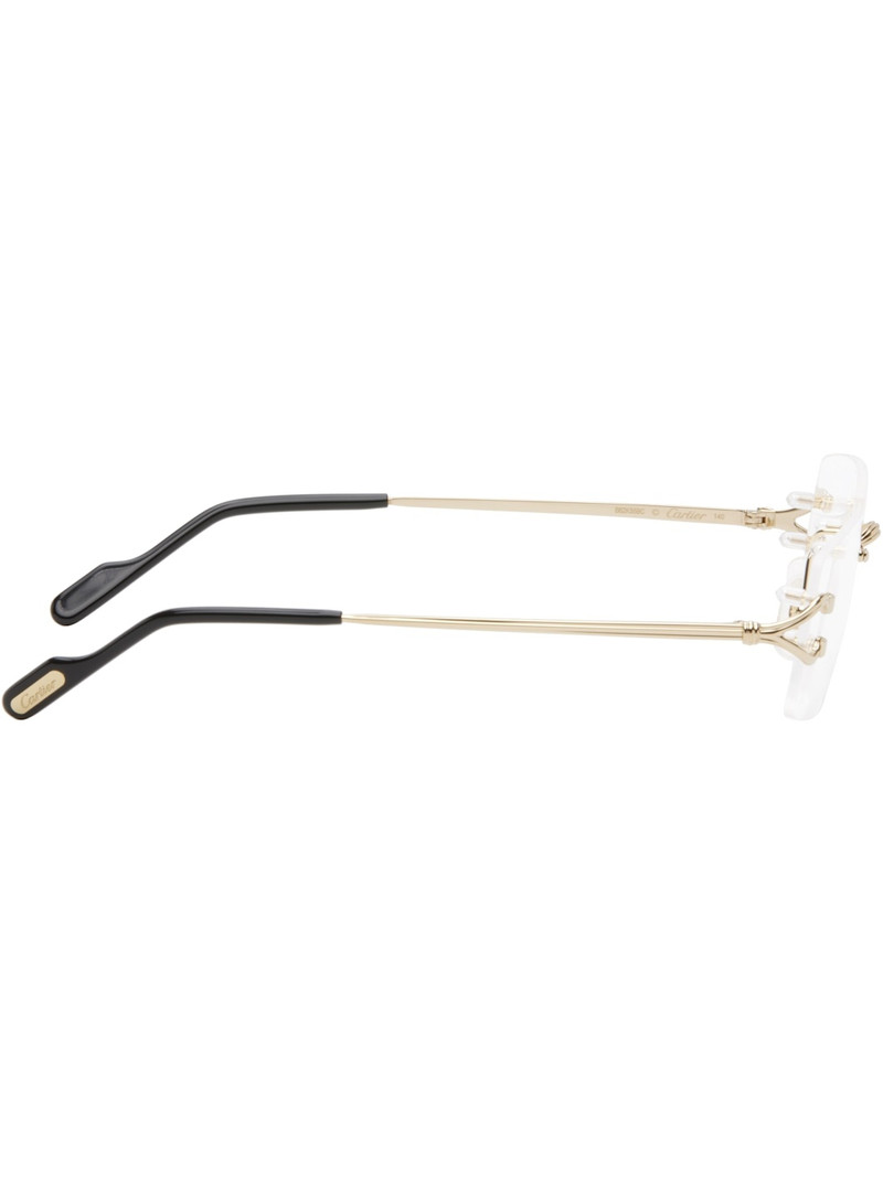 Cartier Gold 'Signature C de Cartier' Glasses outlook