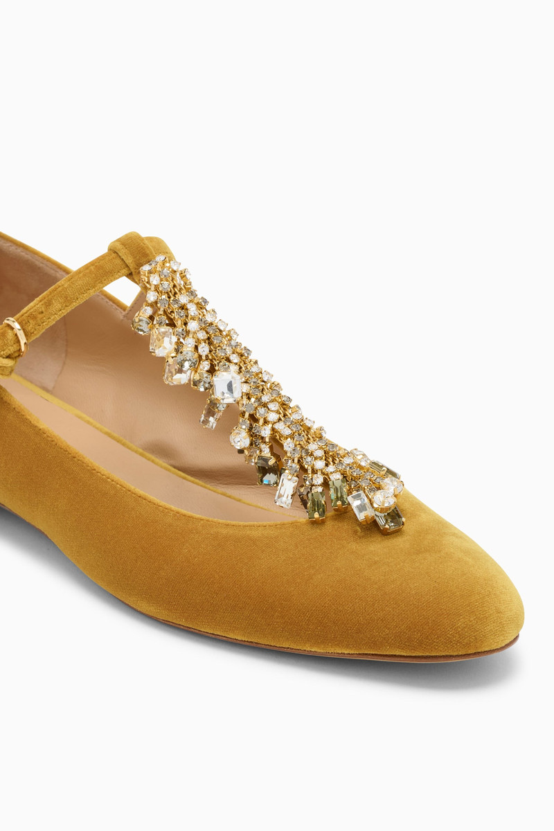Bianca Crystal T–Strap Ballerina 3
