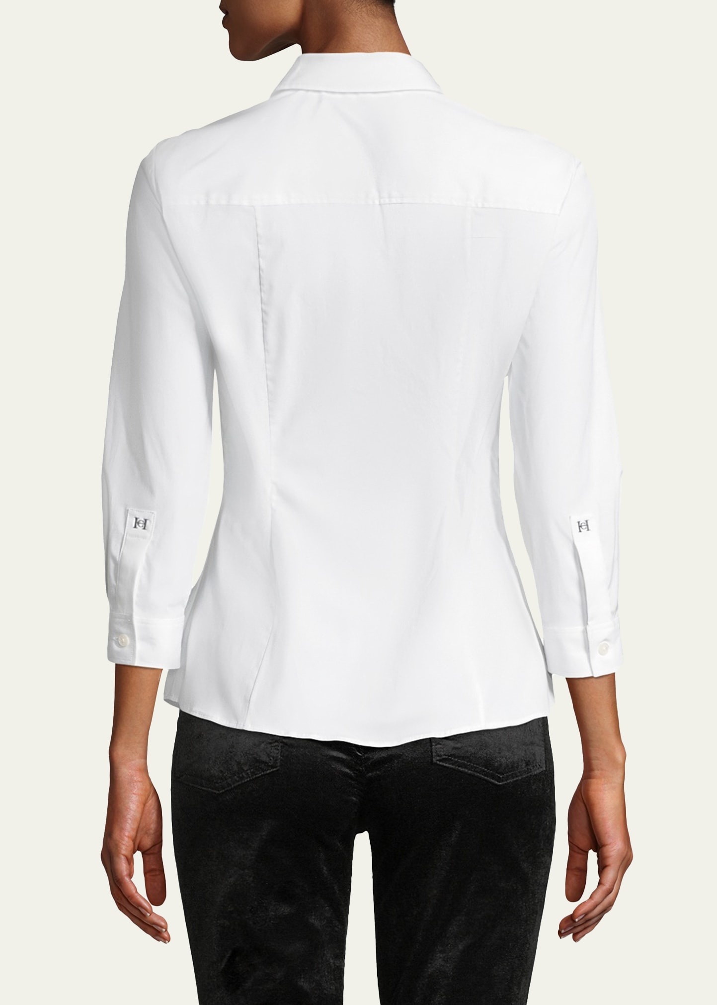 Classic Cotton Button-Front Shirt - 3