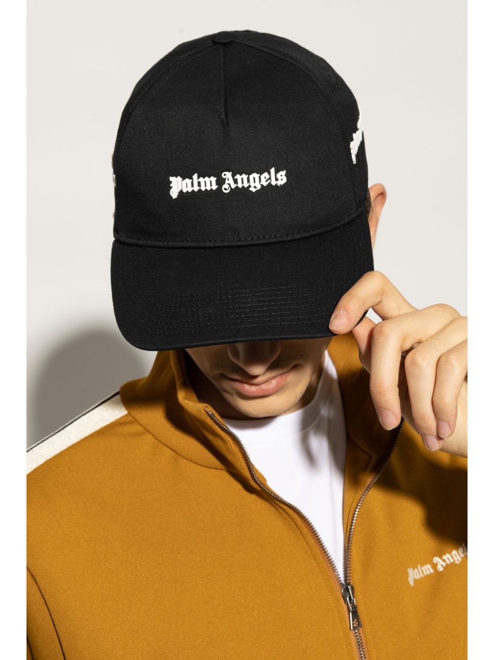 logo-embroidered cotton baseball cap - 2