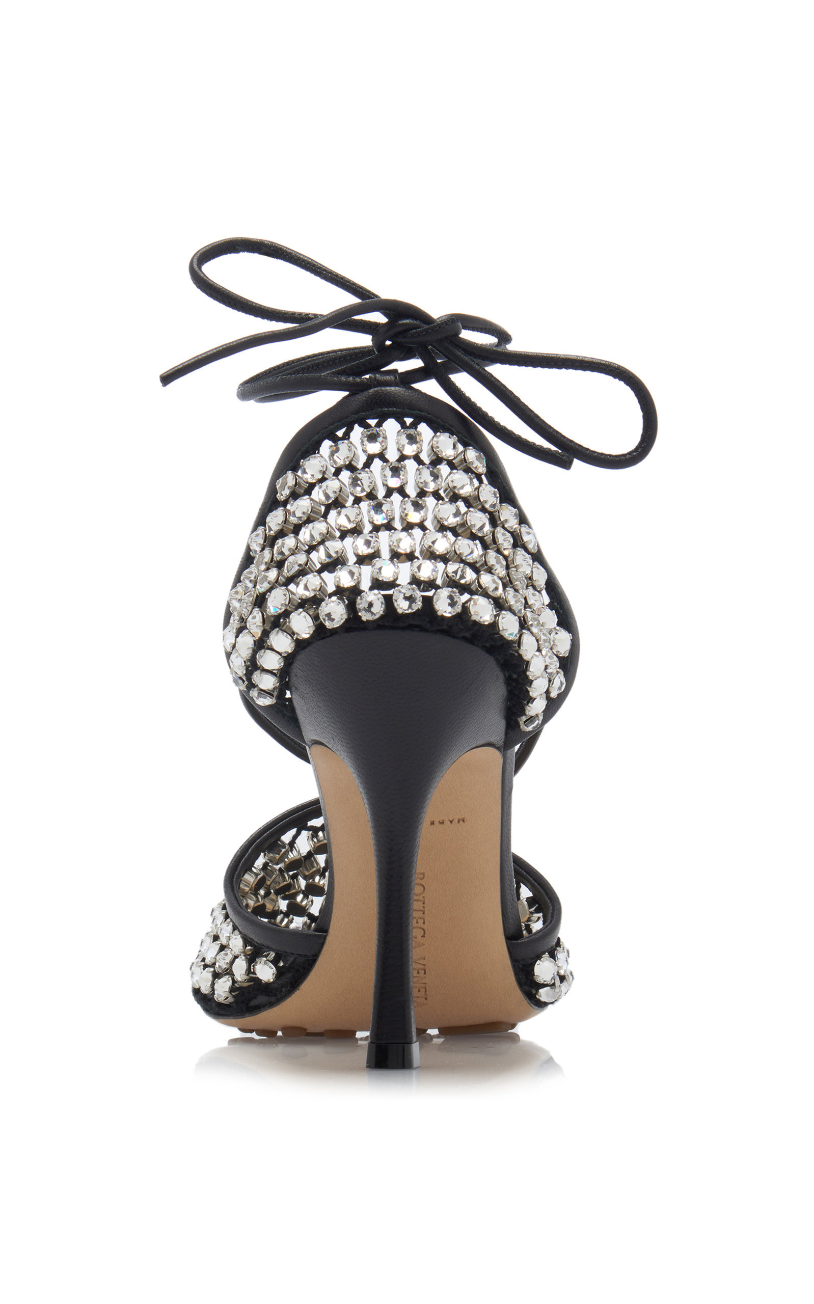 Stretch Crystal Sandals black - 6