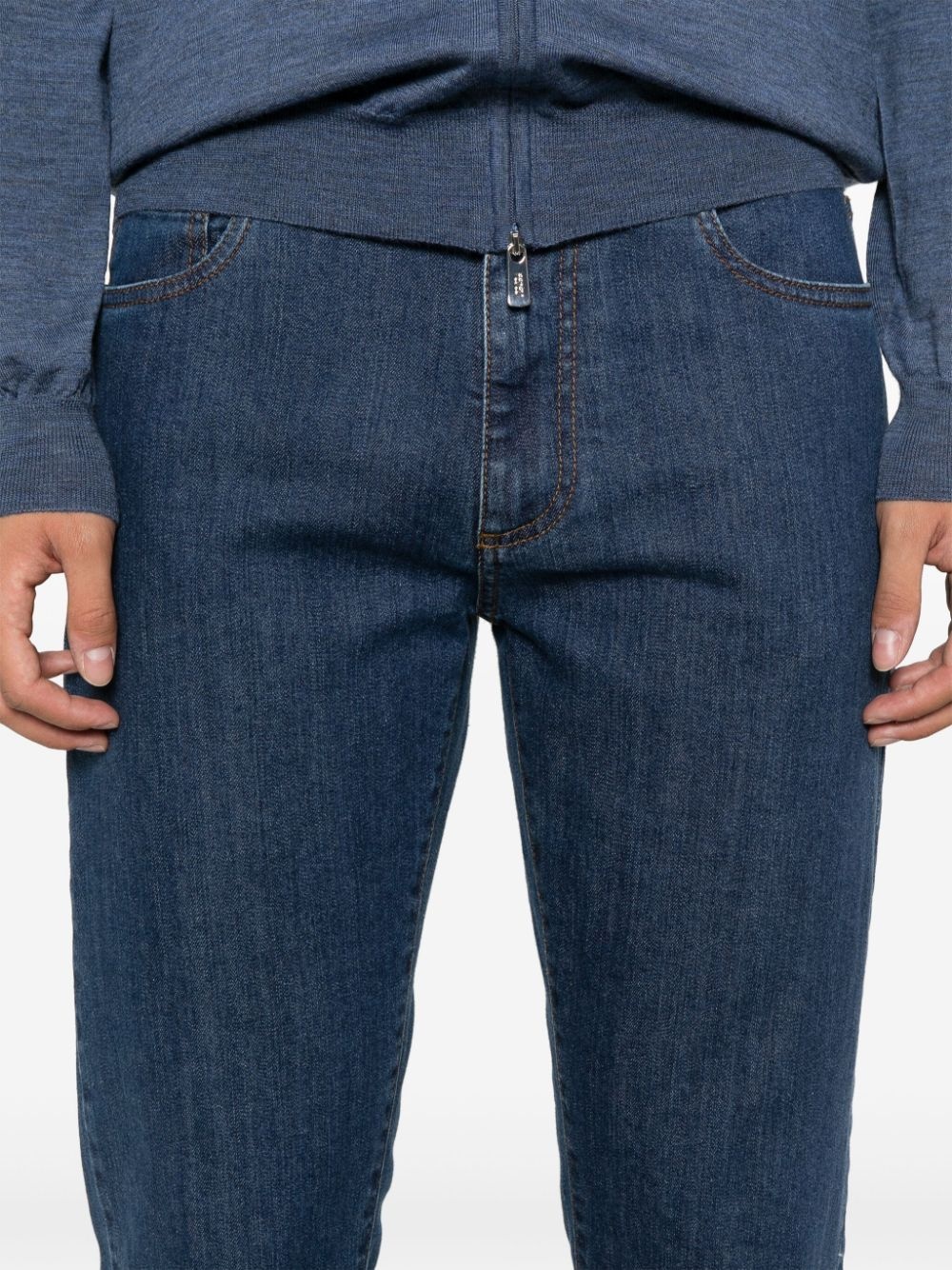 slim-cut jeans - 5