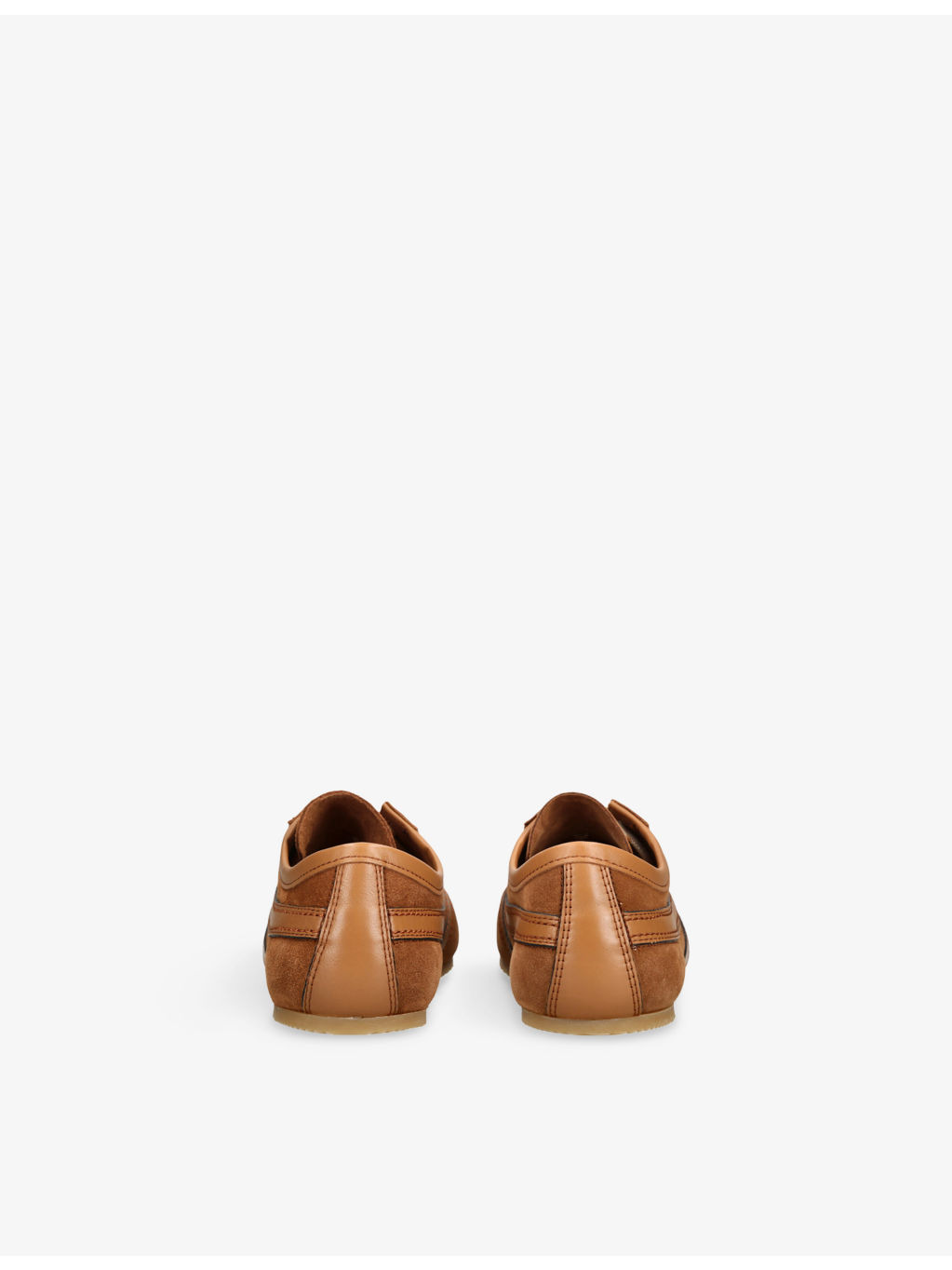Stripe-Embroidered Suede and Leather Low-Top Trainers - 4