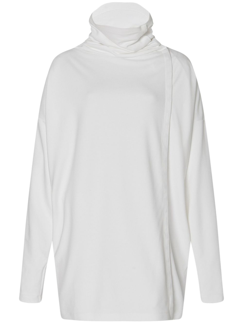 funnel-neck cardigan - 1