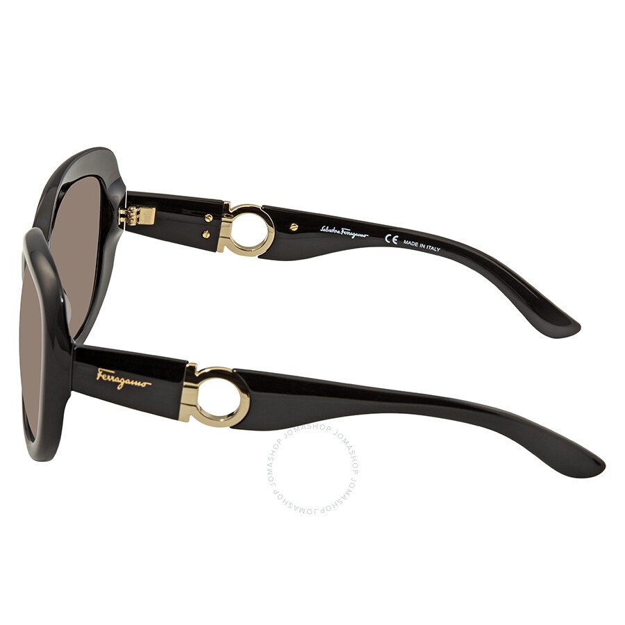 Salvatore Ferragamo Gradient Smoke Oval Ladies Sunglasses SF727S 001 53 - 4