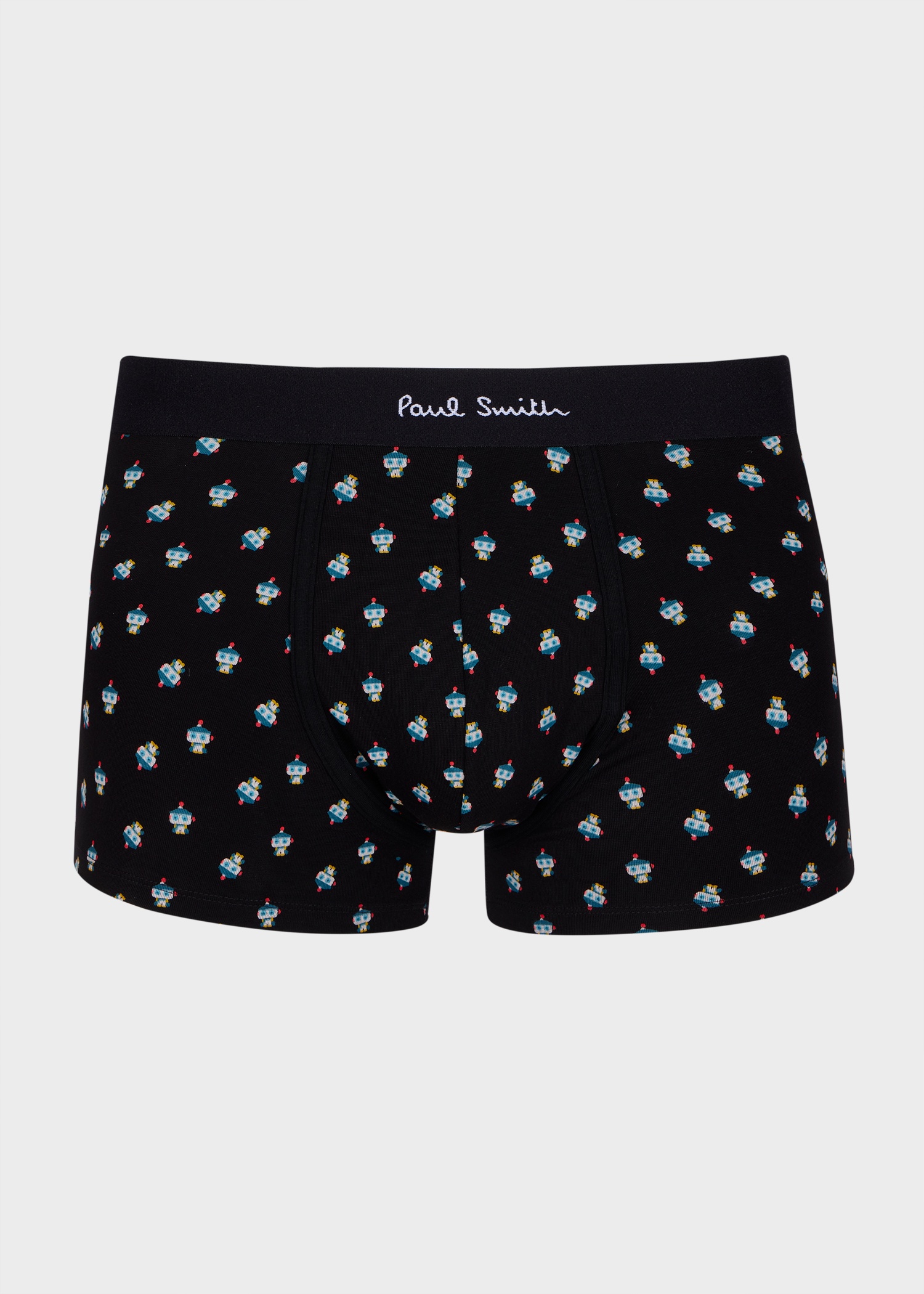 Mixed Robot and Alphabet Boxer Briefs Three Pack - 4