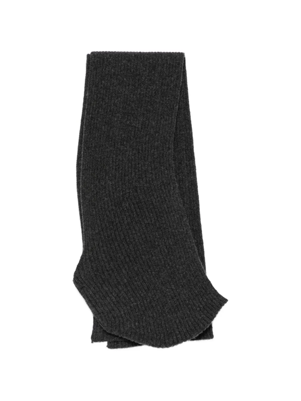 ribbed-knit scarf - 1