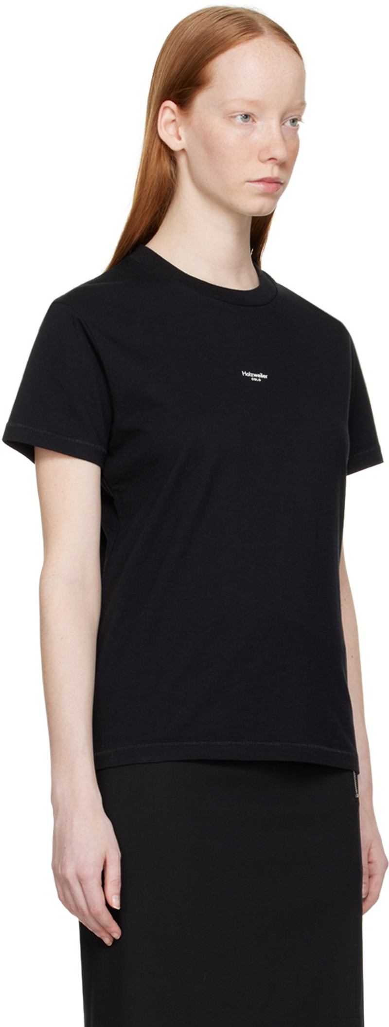 Holzweiler Black Oslo T-Shirt outlook
