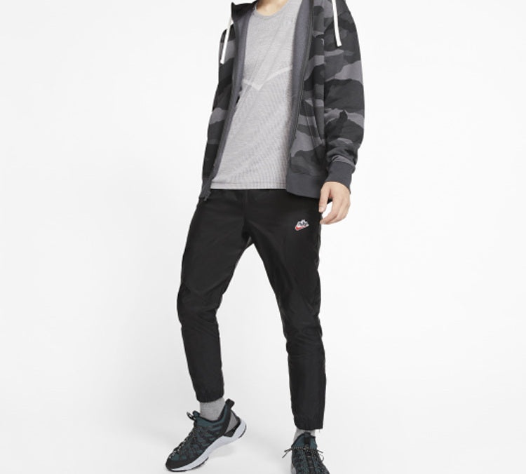 Nike Sportswear Windrunner elastic Drawstring Sports Long Pants 'Black' CQ8917-010 - 6