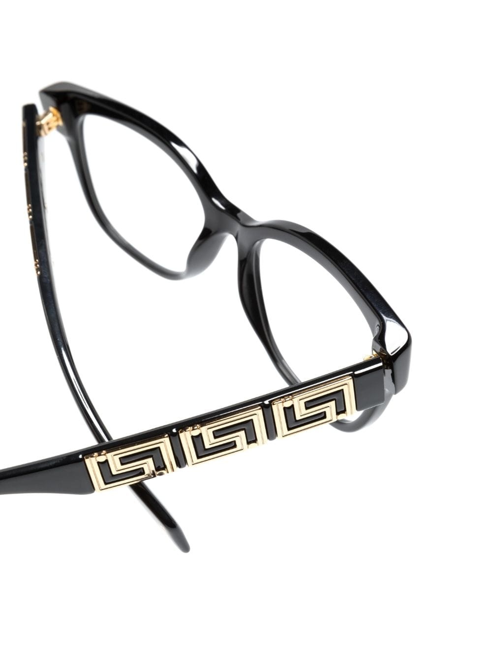 VERSACE Greca-detailing round-frame glasses | REVERSIBLE