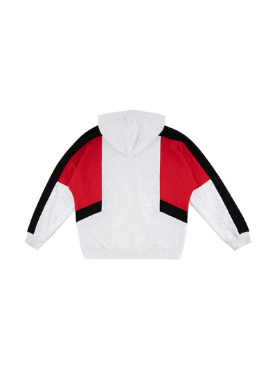 Supreme colour-block zip-up hoodie outlook