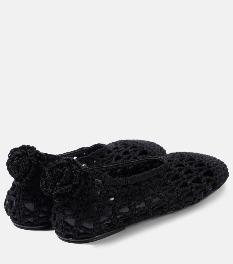 MAGDA BUTRYM Crochet ballet flats outlook