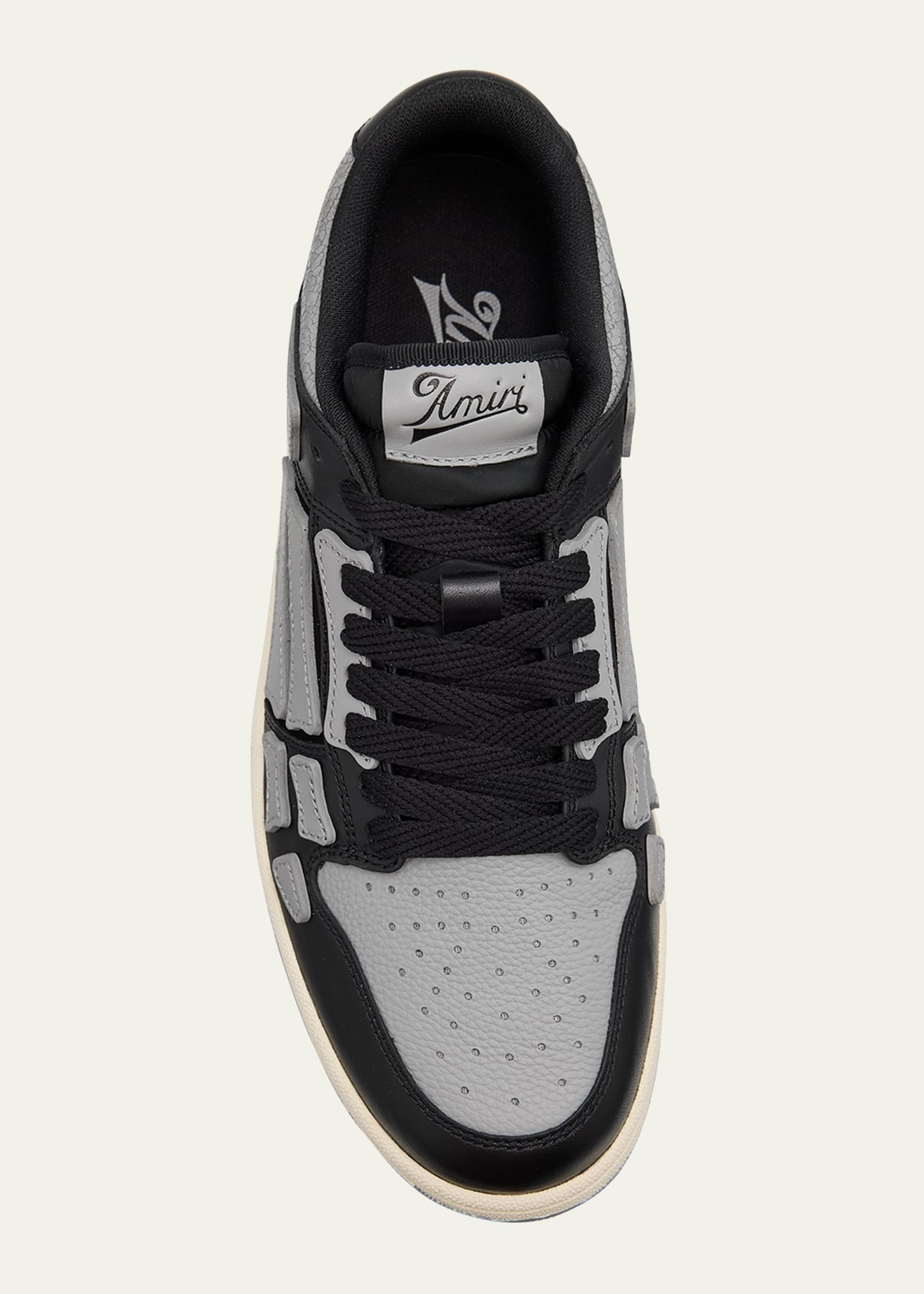 Men's Skel Low-Top Two-Tone Leather Sneakers - 5