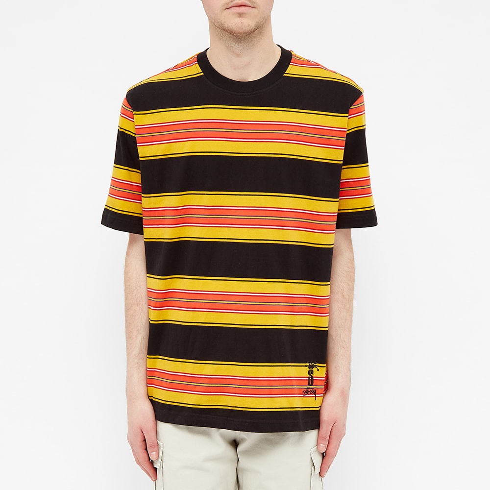 Stussy Multi Stripe Crew Tee - 3