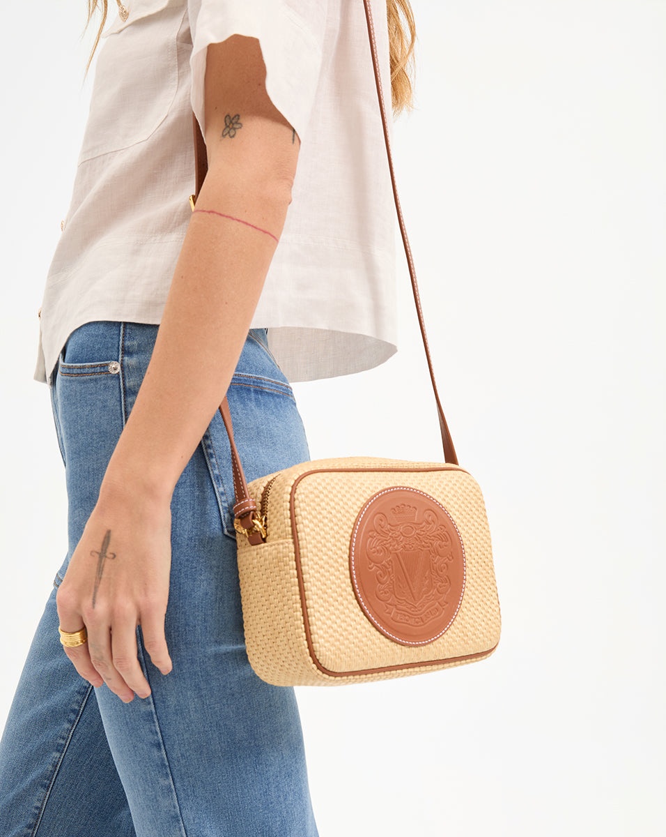 RAFFIA CLICK CROSSBODY - 6