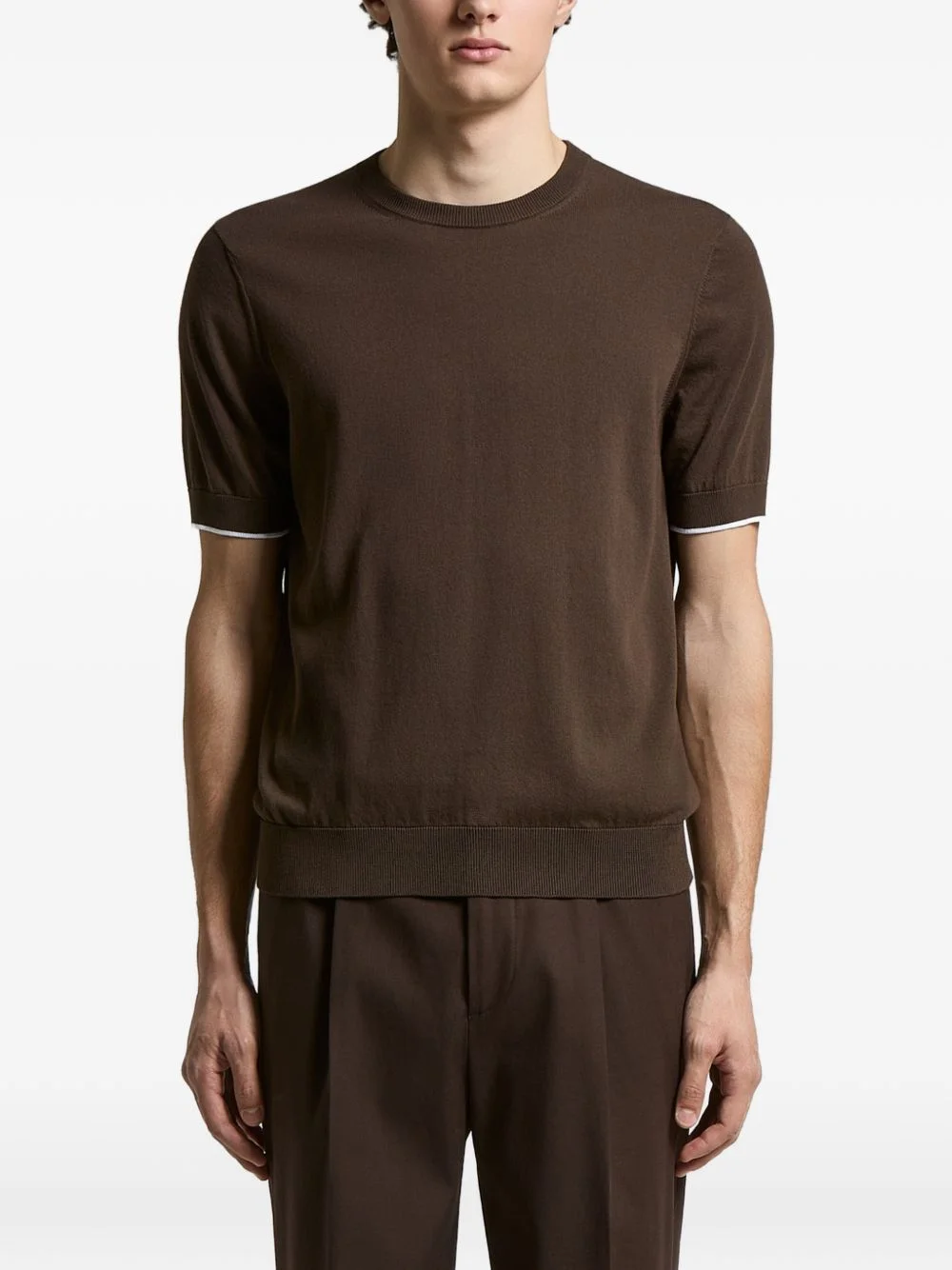knit T-shirt - 1