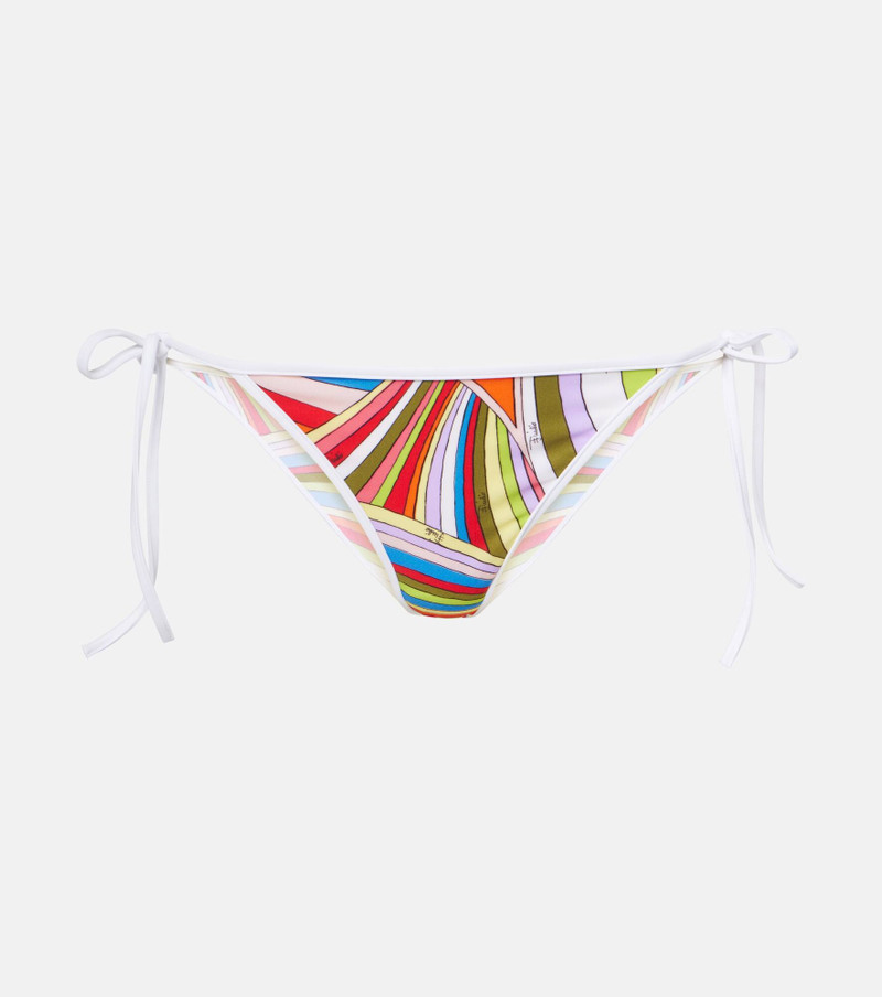 Iride-print bikini briefs - 1