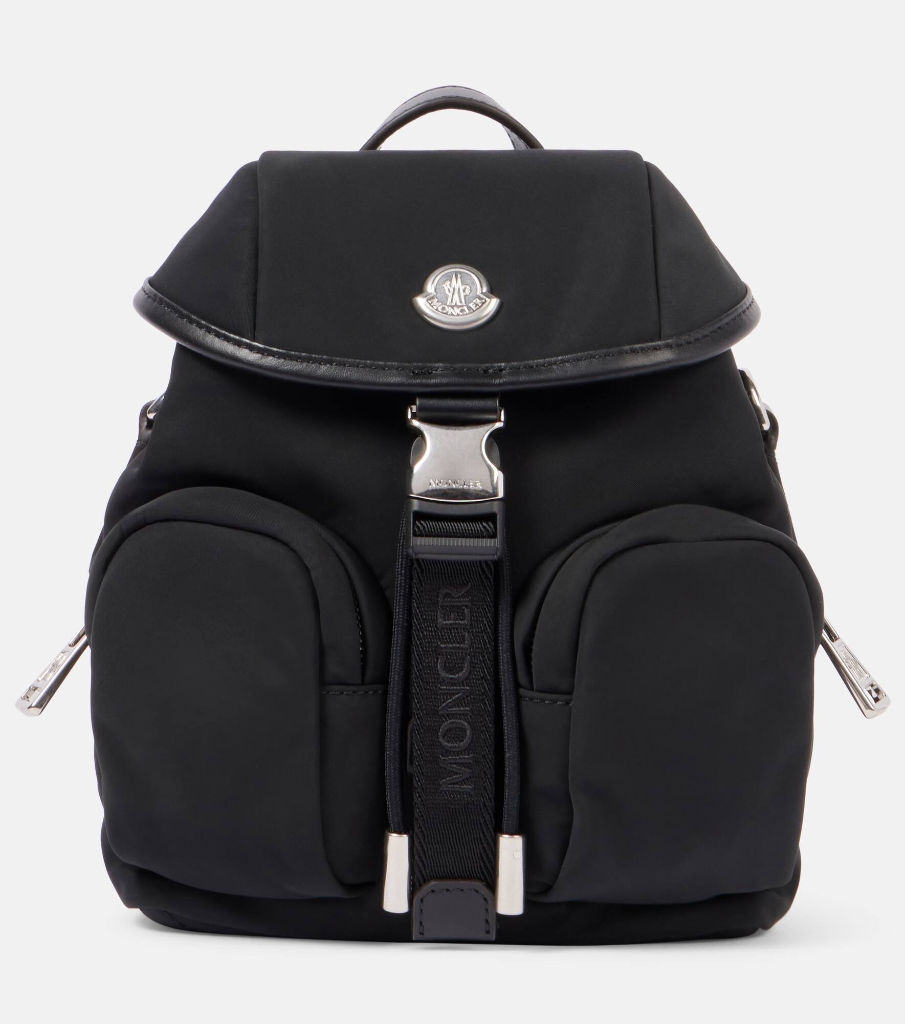 Trick Mini leather-trimmed crossbody bag - 1