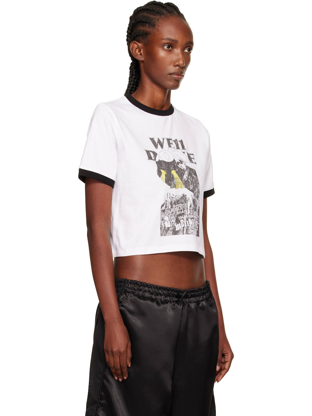 White Poster Ringer T-shirt - 2