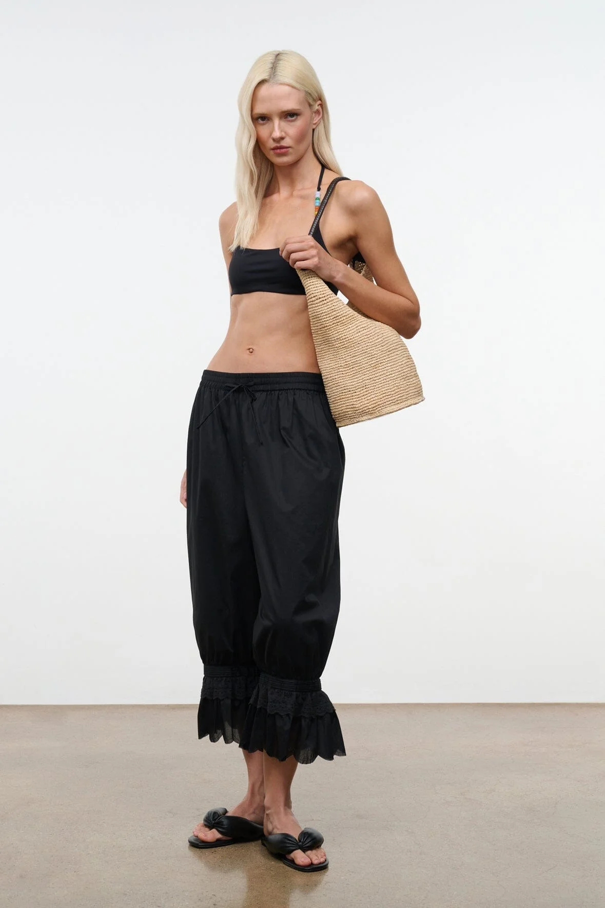 STAUD RENZO PANT BLACK - 1