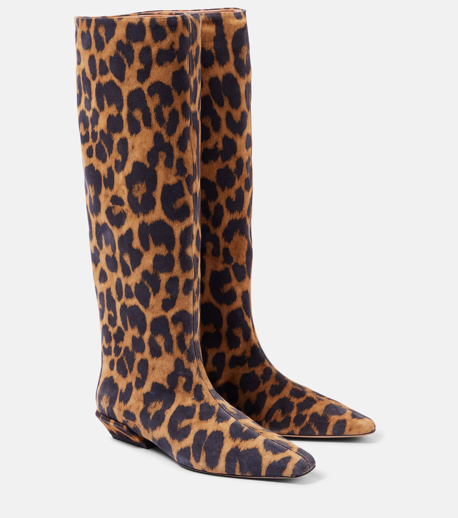 Bettina 25 suede knee-high boots - 1