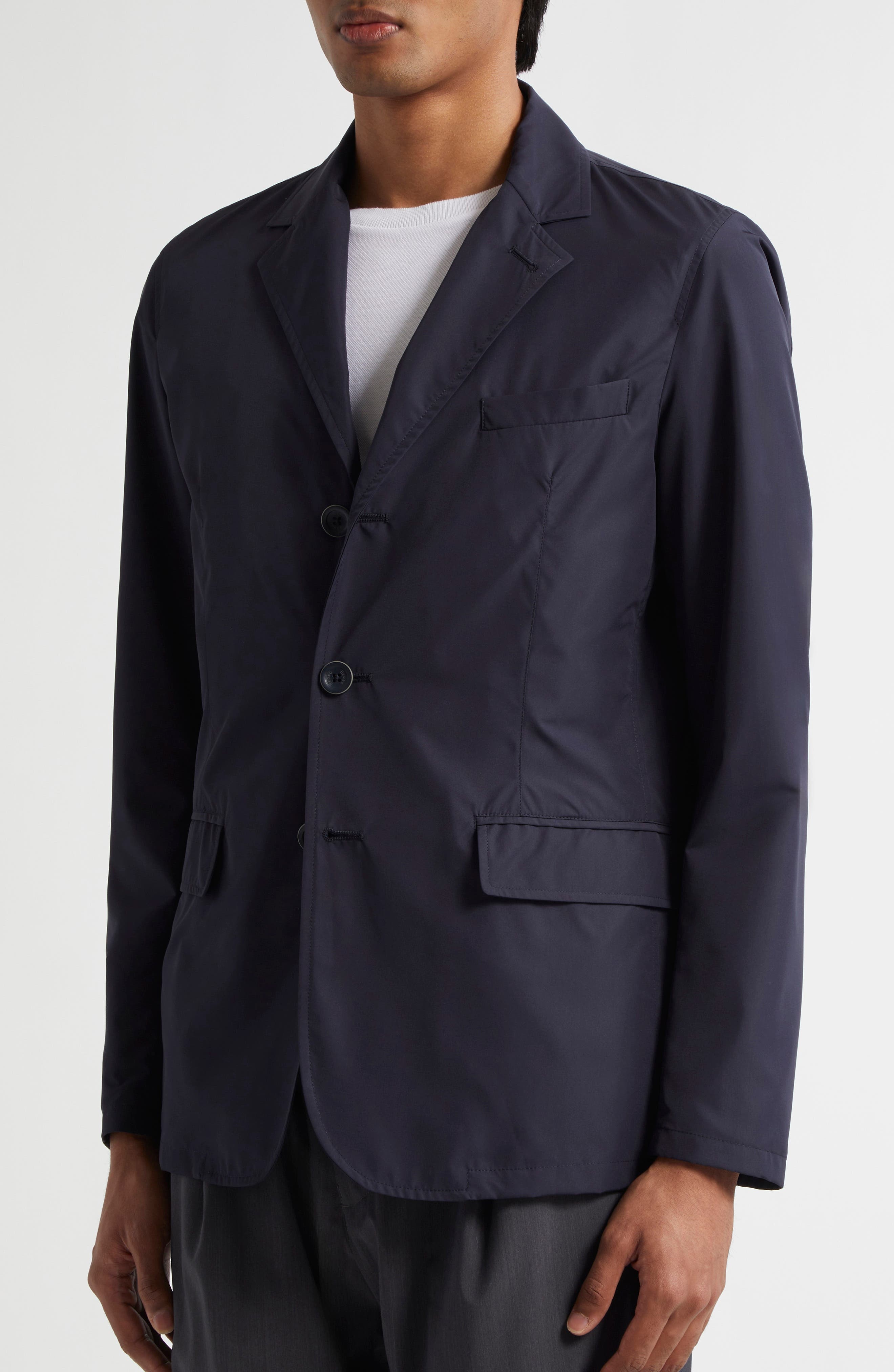 Herno Byron Blazer with Removable Bib in Navy at Nordstrom - 2