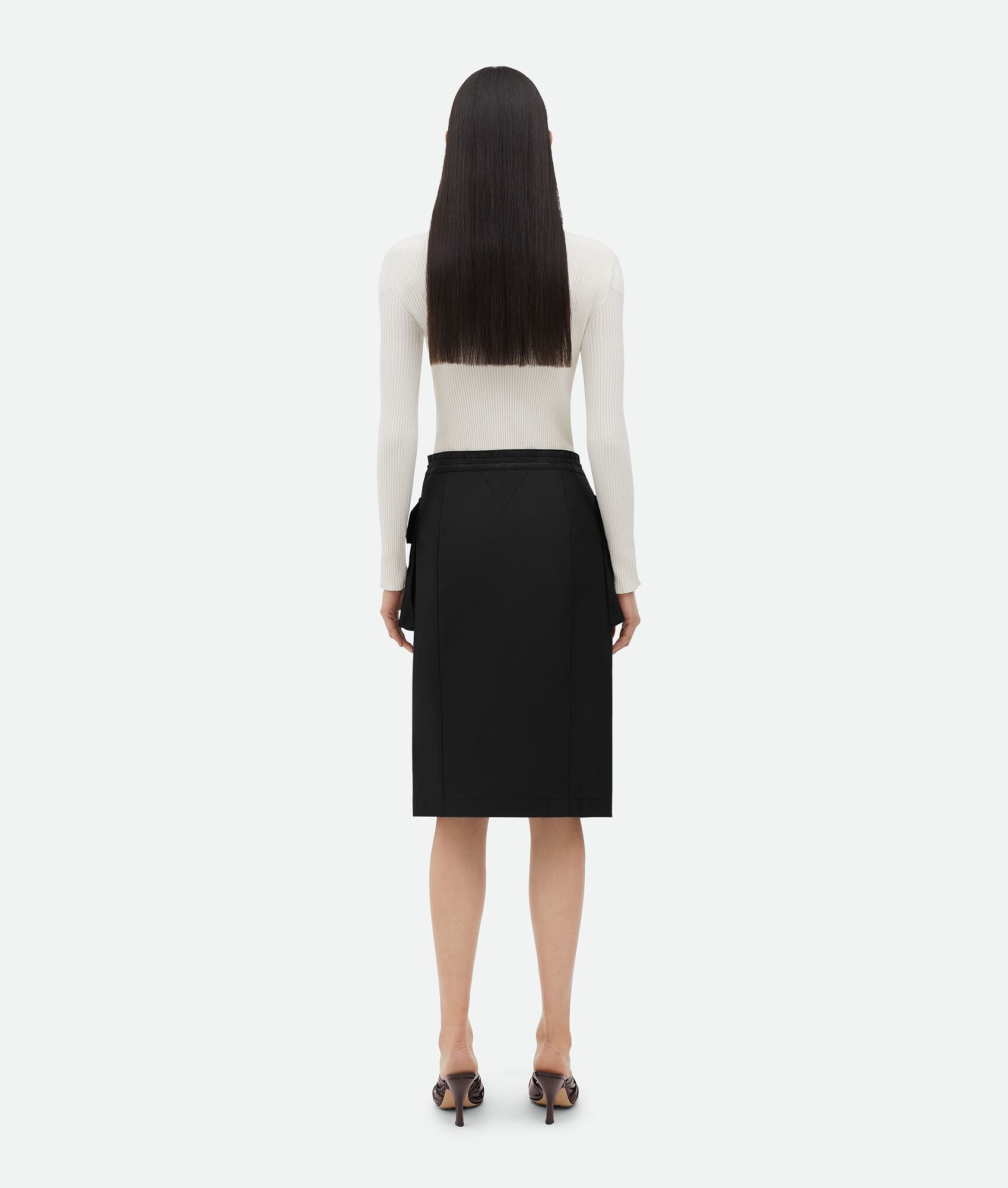 Waterproof Cotton Midi Skirt - 3