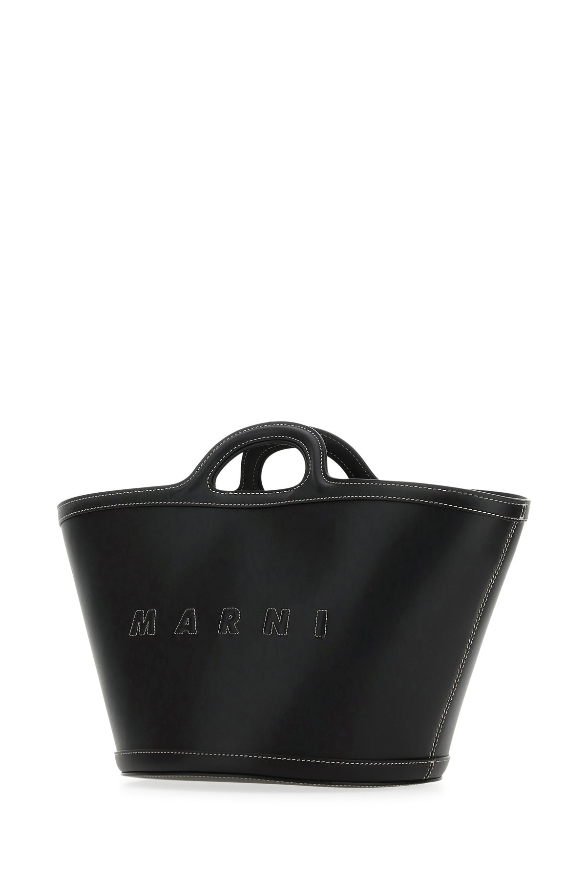 Black leather small Tropicalia handbag - 2