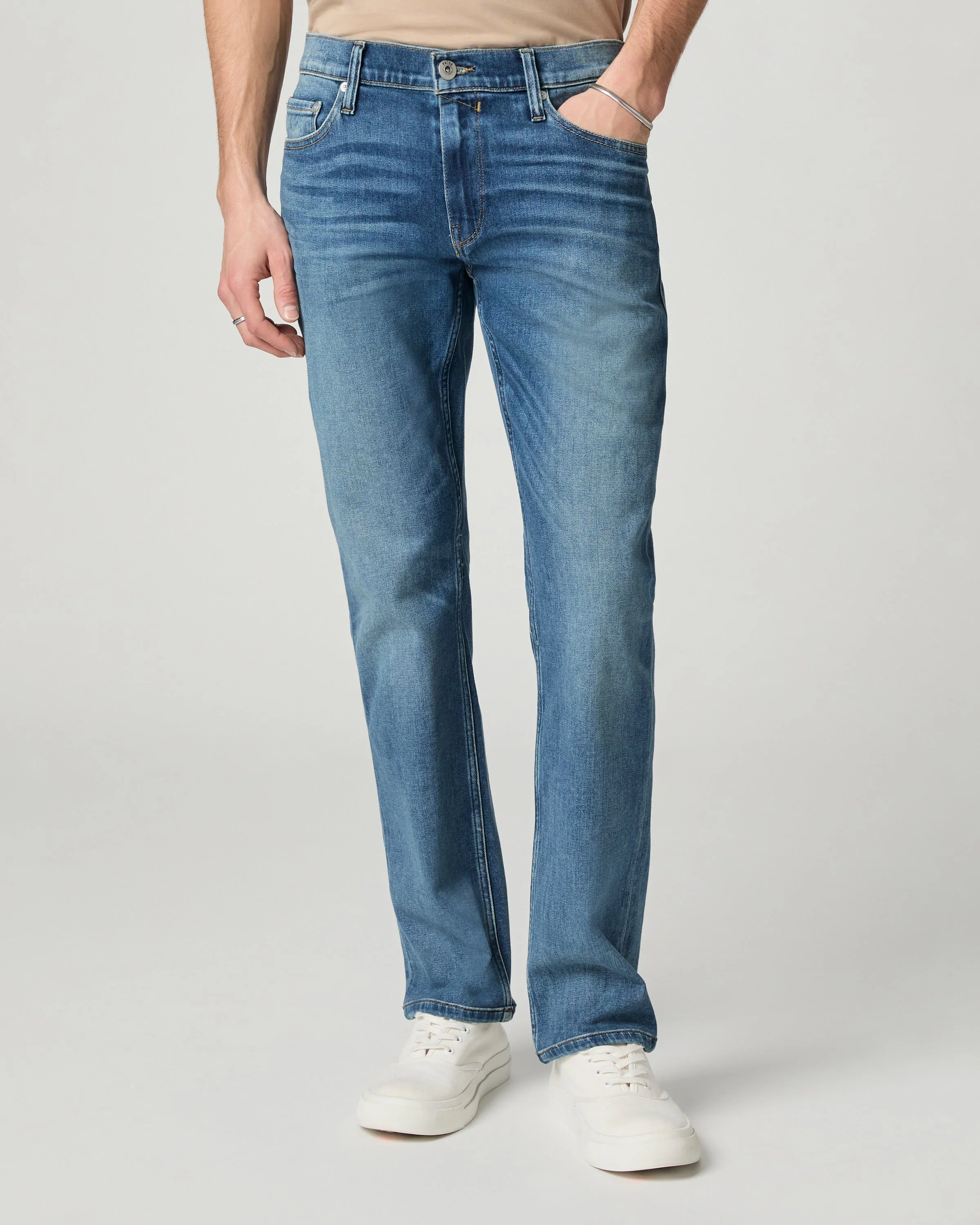 Transcend Vintage Federal 30" Slim Straight Jean - 1