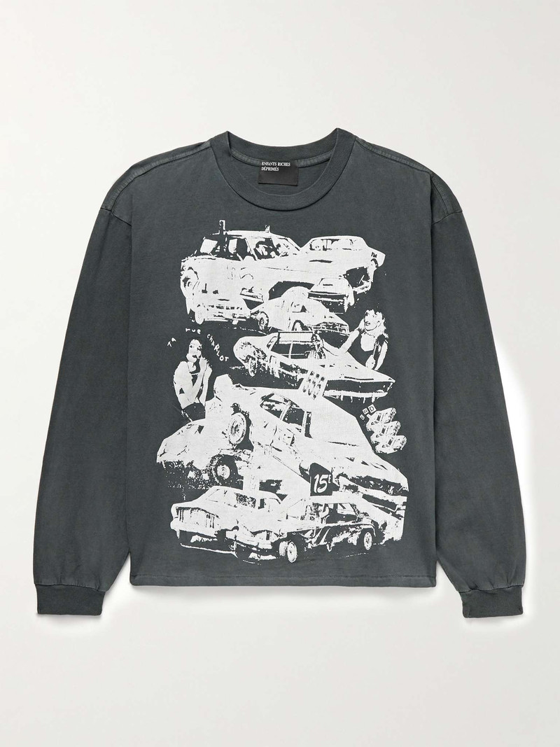 Demolition Derby Printed Cotton-Jersey T-Shirt 1