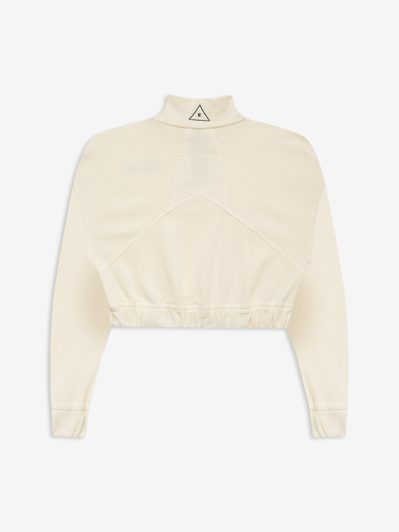 Rhude LOGO CROPPED QUARTER ZIP outlook