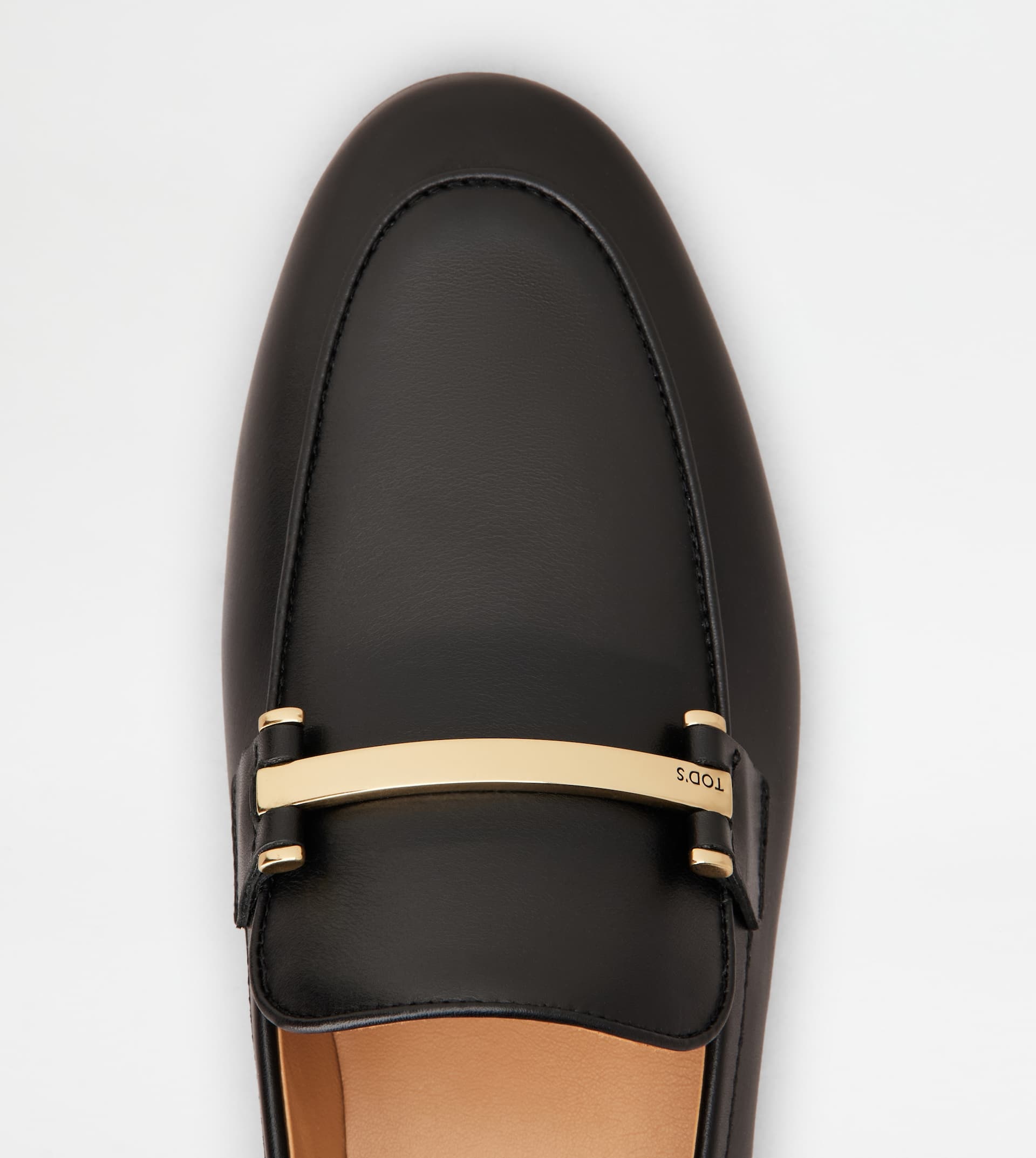 LOAFERS IN LEATHER - BLACK - 4
