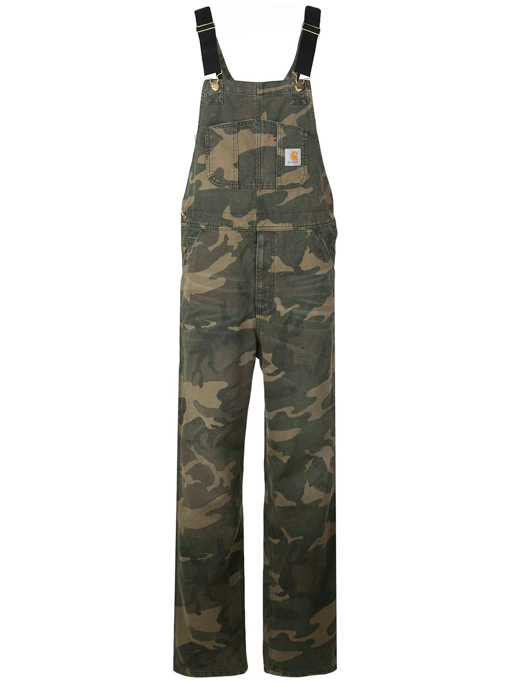 camouflage print overalls - 1