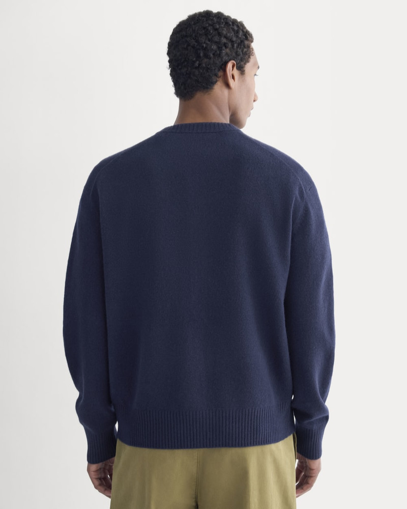 LUXE MERINO CREW CARDIGAN 5