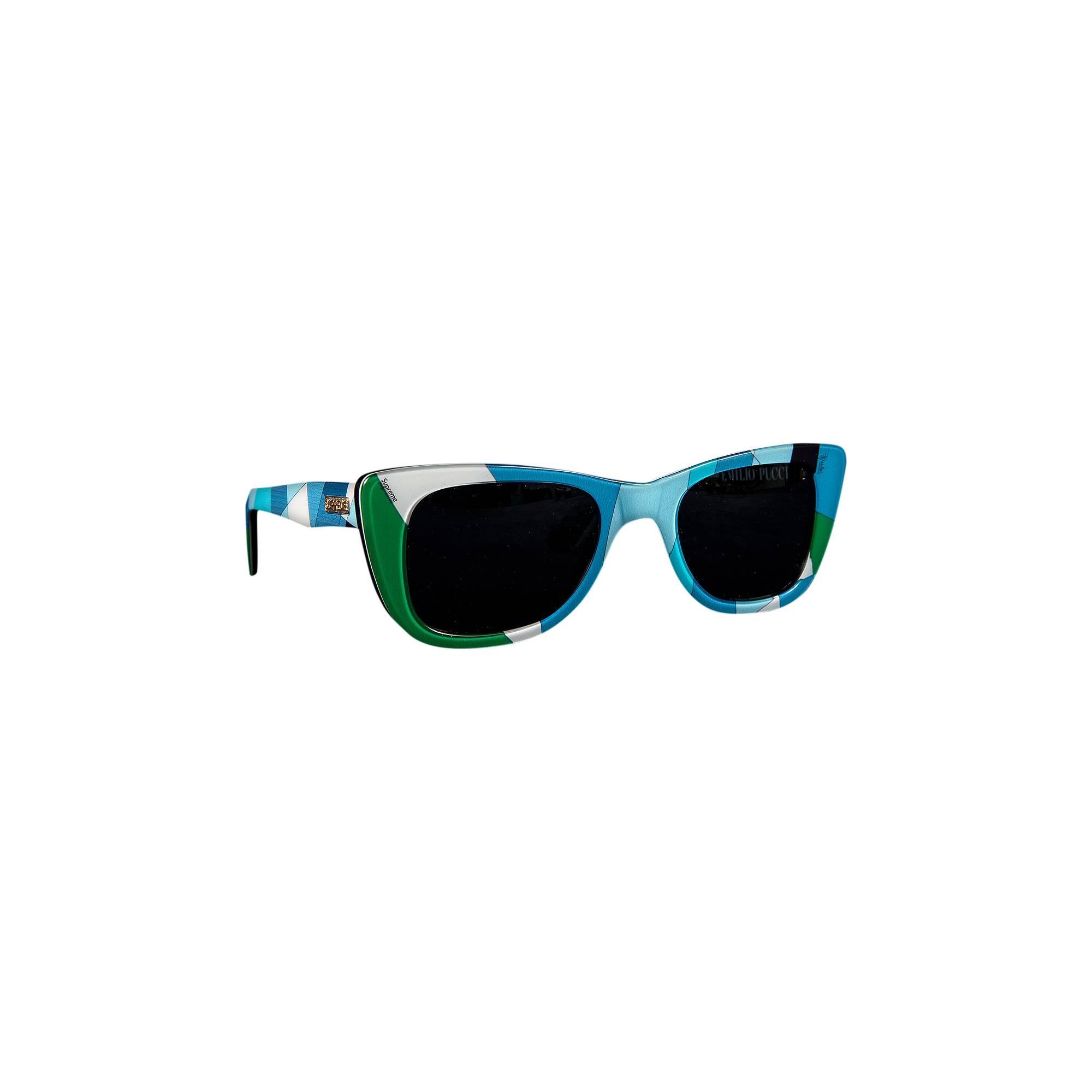 Supreme x Emilio Pucci Cat Sunglasses 'Blue' - 1