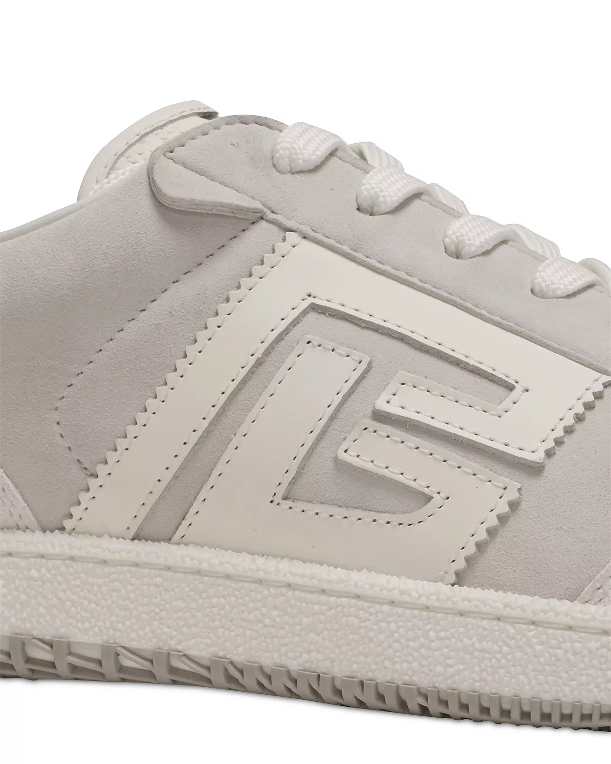 Men's Swan Suede & Patent Leather Sneaker - 7