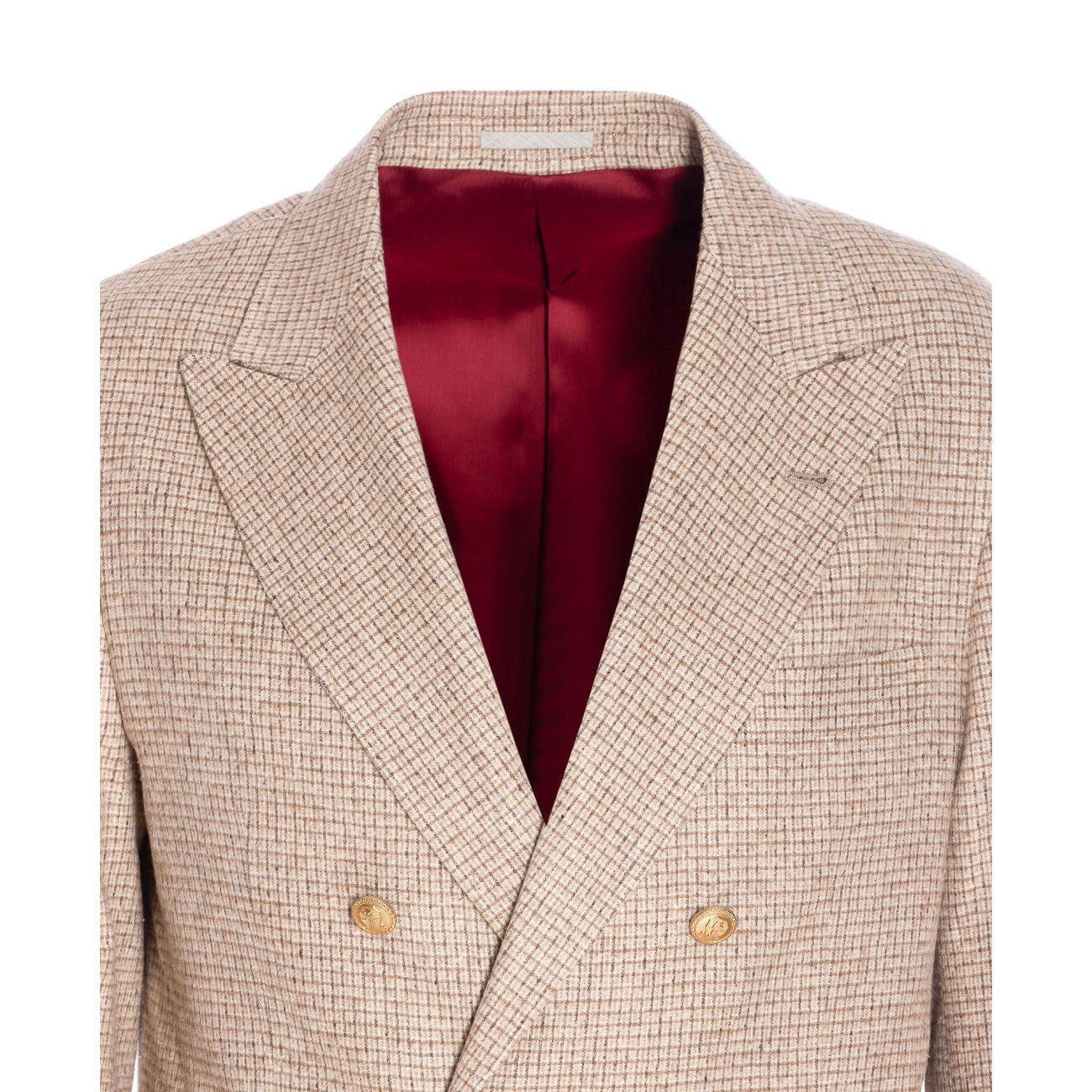 Brunello Cucinelli Men Double-Breasted Blazer - 4